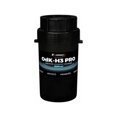 OdK-H3 PRO Plašič krtkov, odpudzovač krtkov, hryzcov, hrabošov VIBRAČNE - ZVUKOVÝ - Kombinácia akustických vĺn a mechanických vibrácií, dosah cca 1300 m2