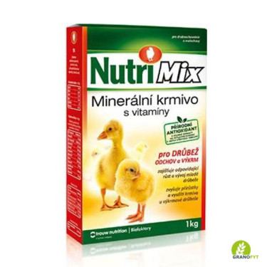 Nutrimix pre hydinu 1kg, po expirácii