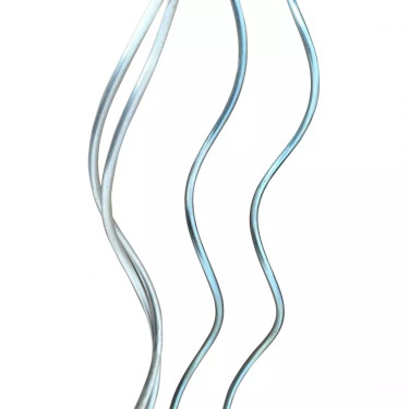 Opierka na paradajky SPIRALA strieborná d6,5mm 180cm