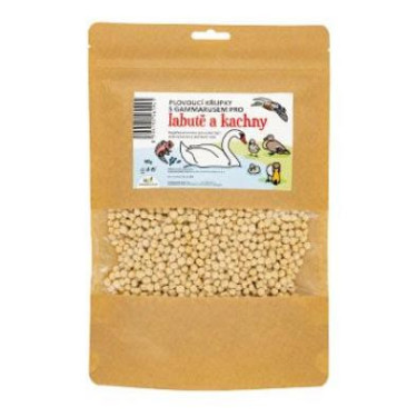 Plávajúce chrumky s gammarusom pre kačice a labute (90g)