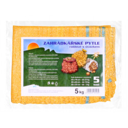 Vrece rašlový s úväzkom nosnosť 5kg oranžový 30x52cm 5ks