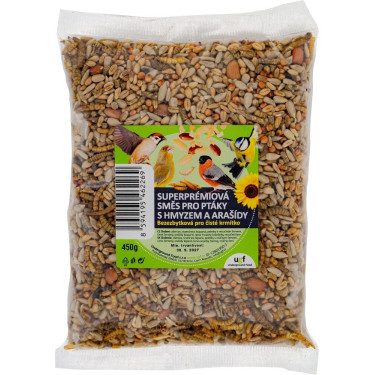 Zmes pre vtáky s hmyzom a arašidmi 450 g