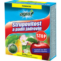 Strupovitosť a múčnatku jadrovín STOP 3x8 g