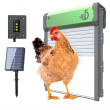 Automatické roletové dvierka ku kurníku HHD-0865 – solárne, 4 režimy prevádzky
