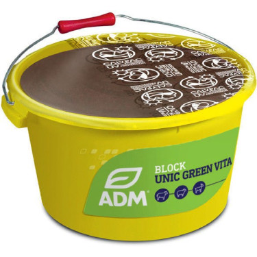 MINERÁLNY MELASOVANÝ LIZ BLOCK UNIC GREEN VITA