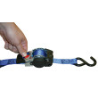 Samonavíjací upínací popruh KERBL 37181 3 m / 25 mm / 300 kg, modrý