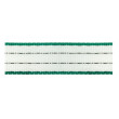 Páska pre elektrický ohradník, šírka 20 mm, 200 m, zeleno-biela