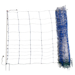 AKO TitanNet 145, modro-biela, 50 m, 145 cm, dvojitý hrot 