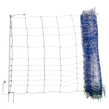 AKO TitanNet 145, modro-biela, 50 m, 145 cm, dvojitý hrot 