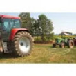 Ťažné lano s okami KERBL 37704 4 m / 40 mm / 35 000 kg, červené