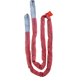 Ťažné lano s okami KERBL 37707 10 m / 40 mm / 35 000 kg, červené