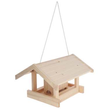 Kŕmidlo pre vtáky Kerbl Leitenberg, drevo, 40 x 32 x 24,5 cm