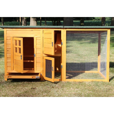 Drevený kurník TEMELÍN MAXI, 2250x670x800 mm