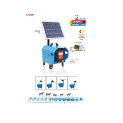 PUHU set pre elektrický ohradník 2J Akumulátor gél (12V/14Ah) + solárny panel 20W