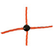 Sieť vodivá pre hydinu 106 cm, 50 m, oranžová