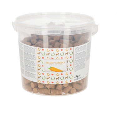 Maškrta pre kone DELIZIA, mrkva, 3 kg