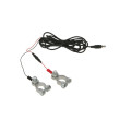 Prepojovací kábel pre elektrické ohradníky a autobatérie, 3 m