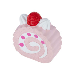 Hračka pre psov latexová - roláda pískacia, 10 cm  