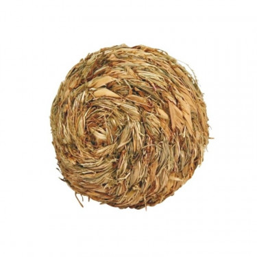 Balón zo spletenej trávy, 13 cm