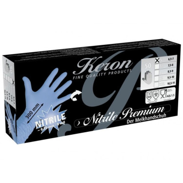 Rukavice nitrilové Premium, dĺžka 30 cm, veľkosť XXL