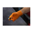 Nitrilové rukavice, X-Grip, oranžové, dĺžka 24 cm  