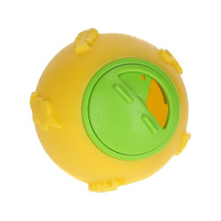 Kŕmidlo pre hydinu - loptička na zrno pre sliepky, 7,5 cm  