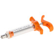 Aplikátor injekčný, nylonový, 10 ml LL, oranžový  