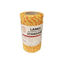 Lanko STANDARD pre el. ohradník, 3x0,20 mm Niro, 250 m, žlto-oranž.  
