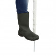 Tyčka - stĺpik pre elektrický ohradník, plastová biela, 105 cm, 1 nášľapka