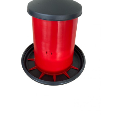 Automat kŕmiaci závesný, krmítko pre hydinu, kovový stred, 9 - POŠKODENÉ  