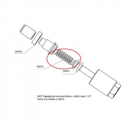 Pružinka k napájačke 0457
