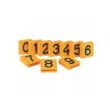 Čísla plastové TOP pre dobytok, krčné remene