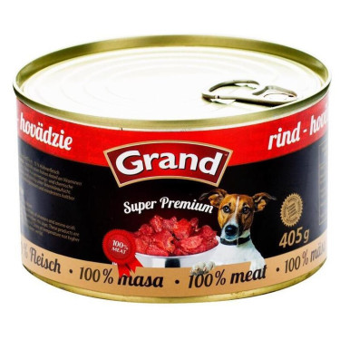 GRAND SuperPremium pre psa, hovädzie - 405g