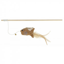 Kerbl hračka pre mačky - prút s rybičkou, 40 cm