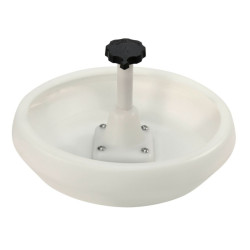 Miska kŕmna pre prasiatka, plastová, s J kotvou na rošt, 29 cm, 2,5 l  