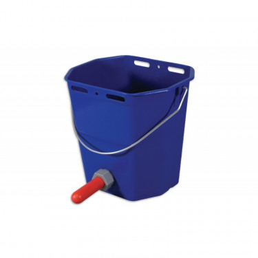 Vedierko napájací plastový komplet, 10 l, modrý