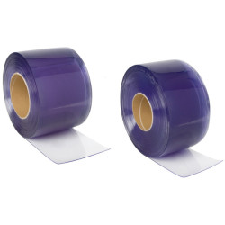 Lamelová clona, PVC pás, transparentný