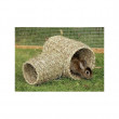 Domček pre králiky - tunel z trávy