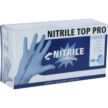 Rukavice nitrilové Premium Top Pro, dĺžka 24 cm