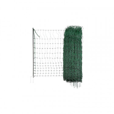 Sieť vodivá pre hydinu 112 cm, 2 hroty, 25 m, zelená