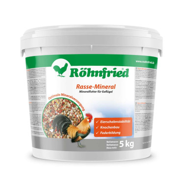 Rassemineral 5 kg – minerálne doplnkové krmivo pre hydinu